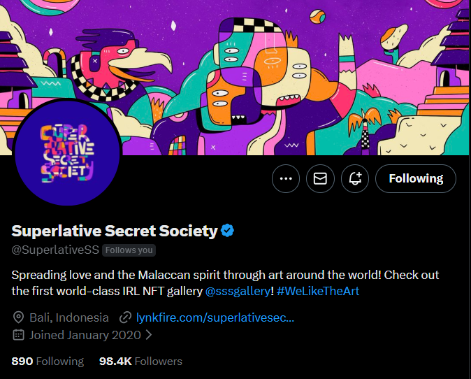 Superlative Secret Society work sample 1